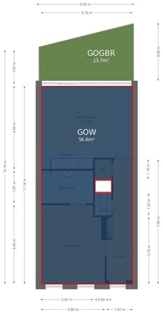 Floorplan - Moerashoeve 131, 3438 LE Nieuwegein
